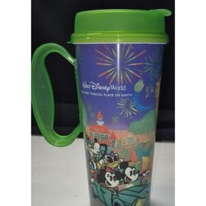 2024 Walt Disney World Resort Reusable Refillable Mug Mickey & Friends Green